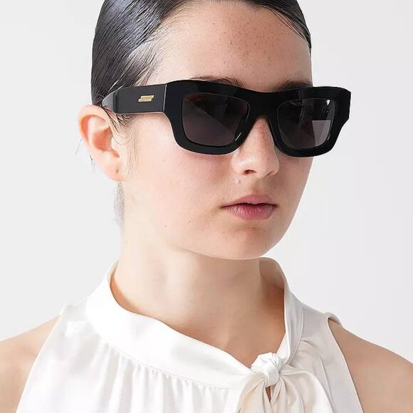 Bottega Veneta BV1357S 003 Square Sunglasses - Havana/Nicotine - Picture 2 of 9